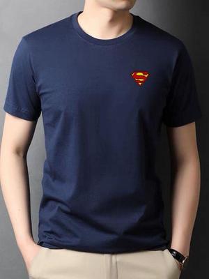Premium Cotton Jersey T-Shirts Pack of 3 Navy White Black