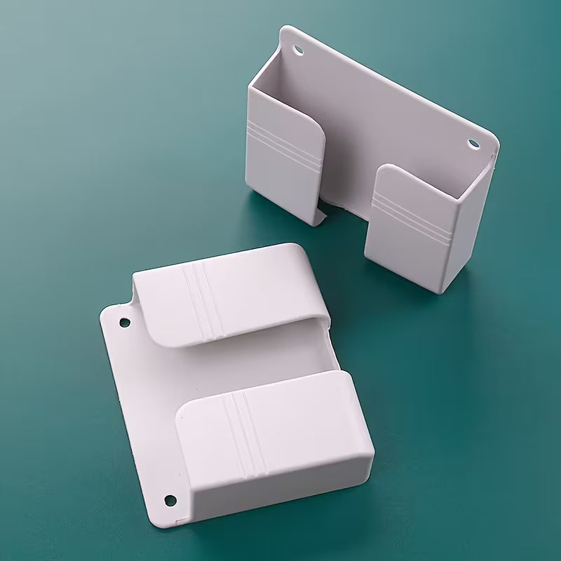Easy-Install Modern Kitchen Storage Shelf with Phone Holder