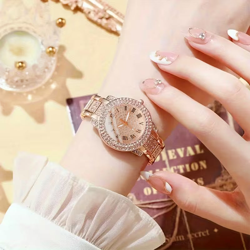 1pc Women's Quartz Watch with Elegant Analog Dial, Stainless Gift for Women