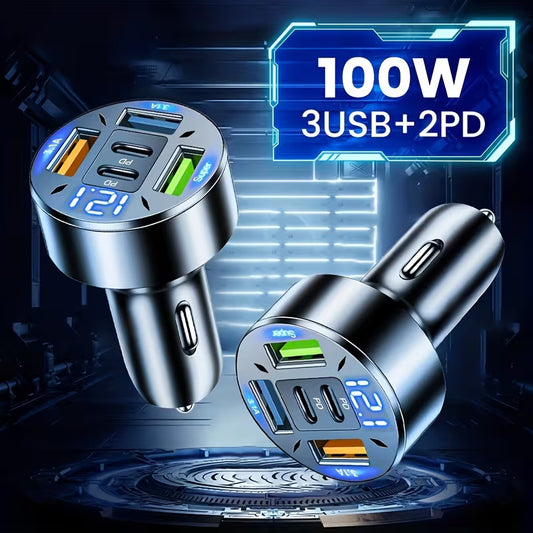 2026 Upgraded Fast-Charge Digital Display Car Charger